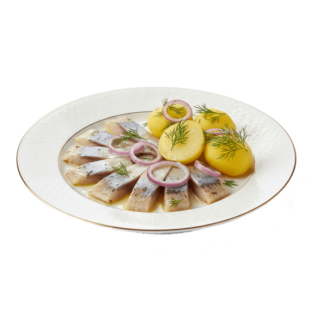 Оселедець з картоплею